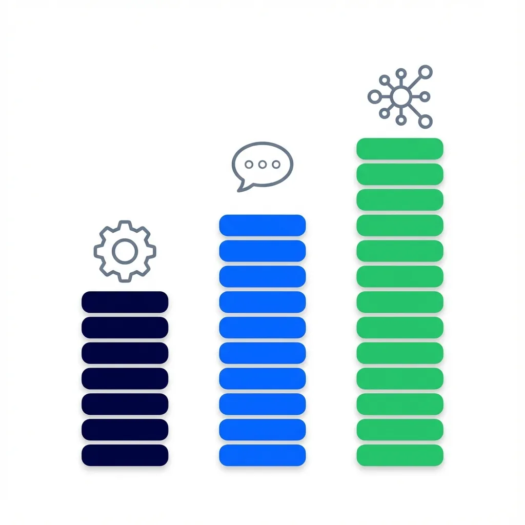 Comparison of AI implementation cost tiers