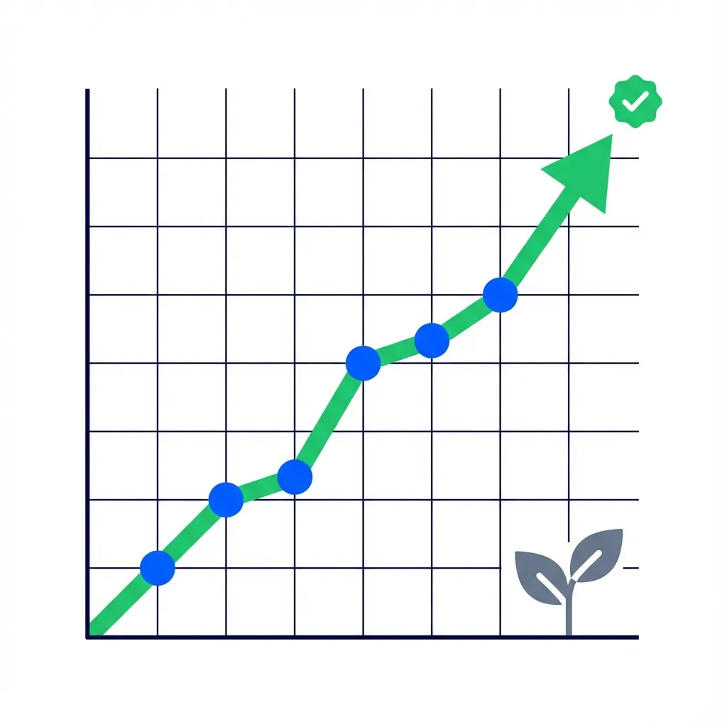 AI ROI calculator visualization